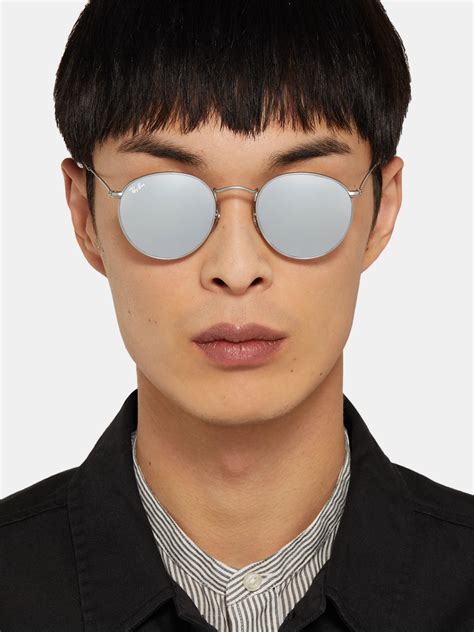 round mirrored sunglasses